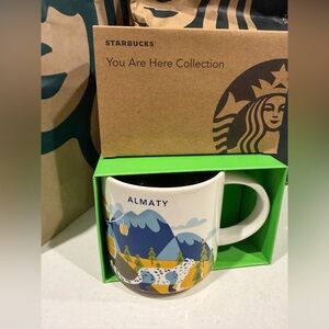 NWT Starbucks Almaty Kazakhstan Been There You Are Here Series Coffee Mug 14oz